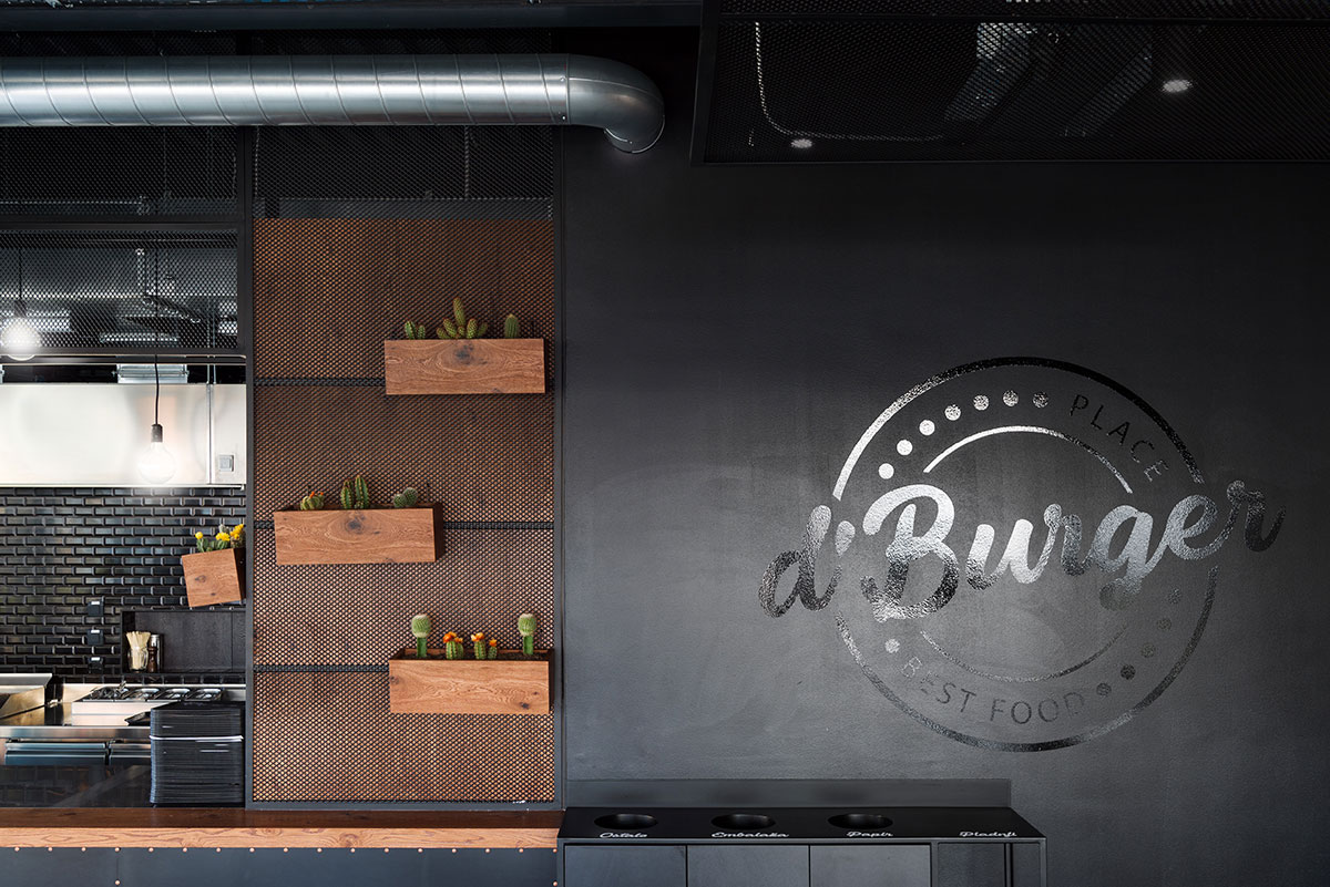 d'Burger, Restaurant interior design