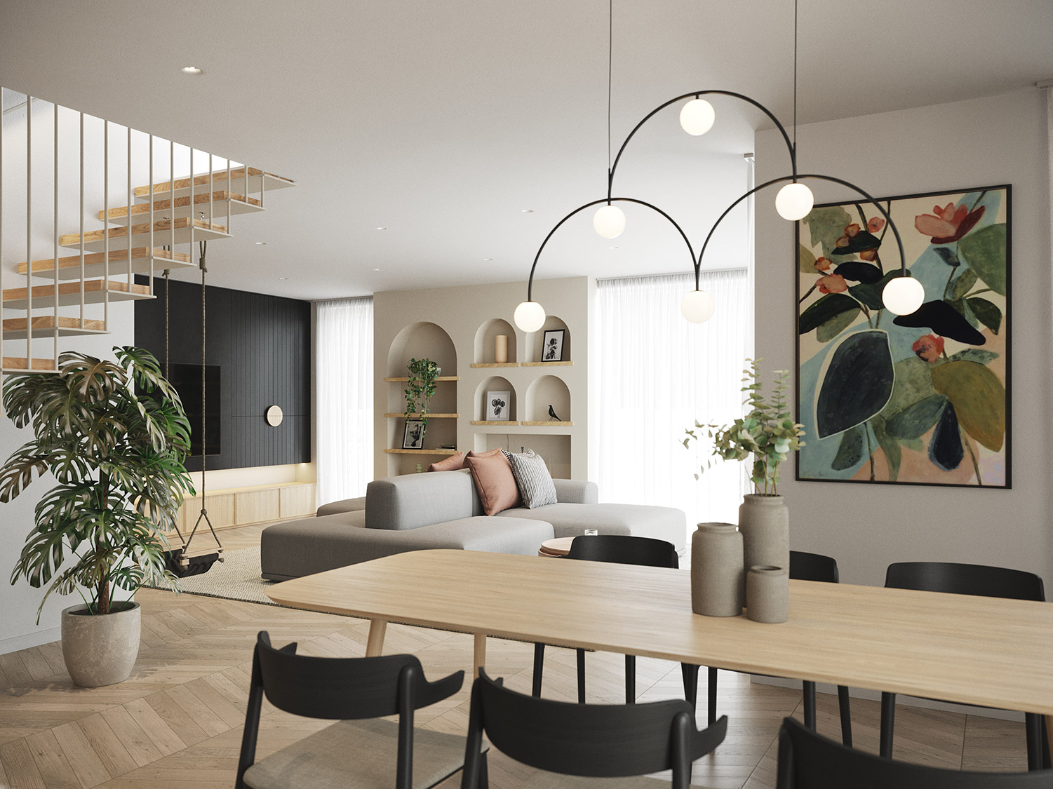 Monkey Business, Family home interior design