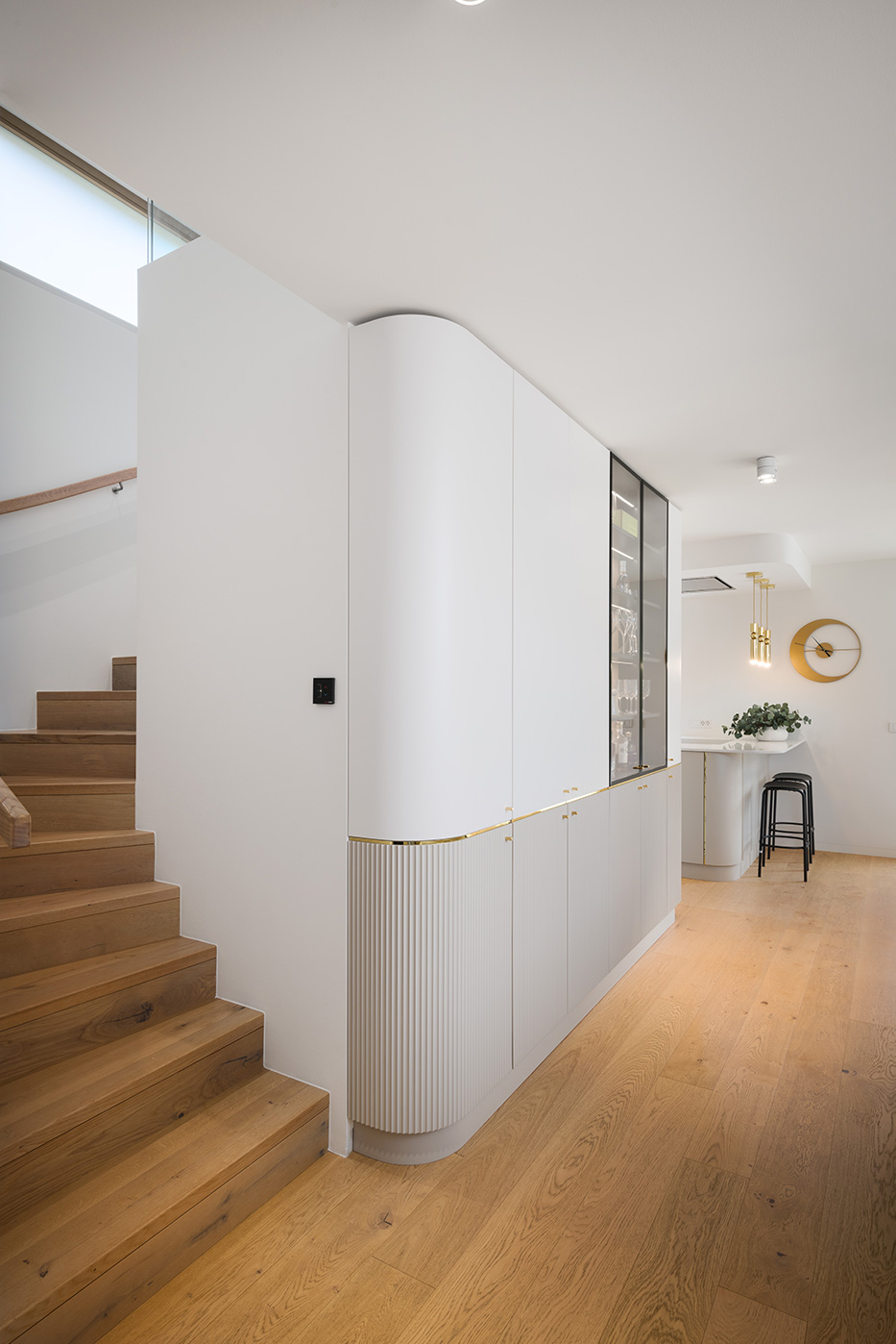 Prostornina | Cloud Haven, Family house interior design | photo: Janez Marolt