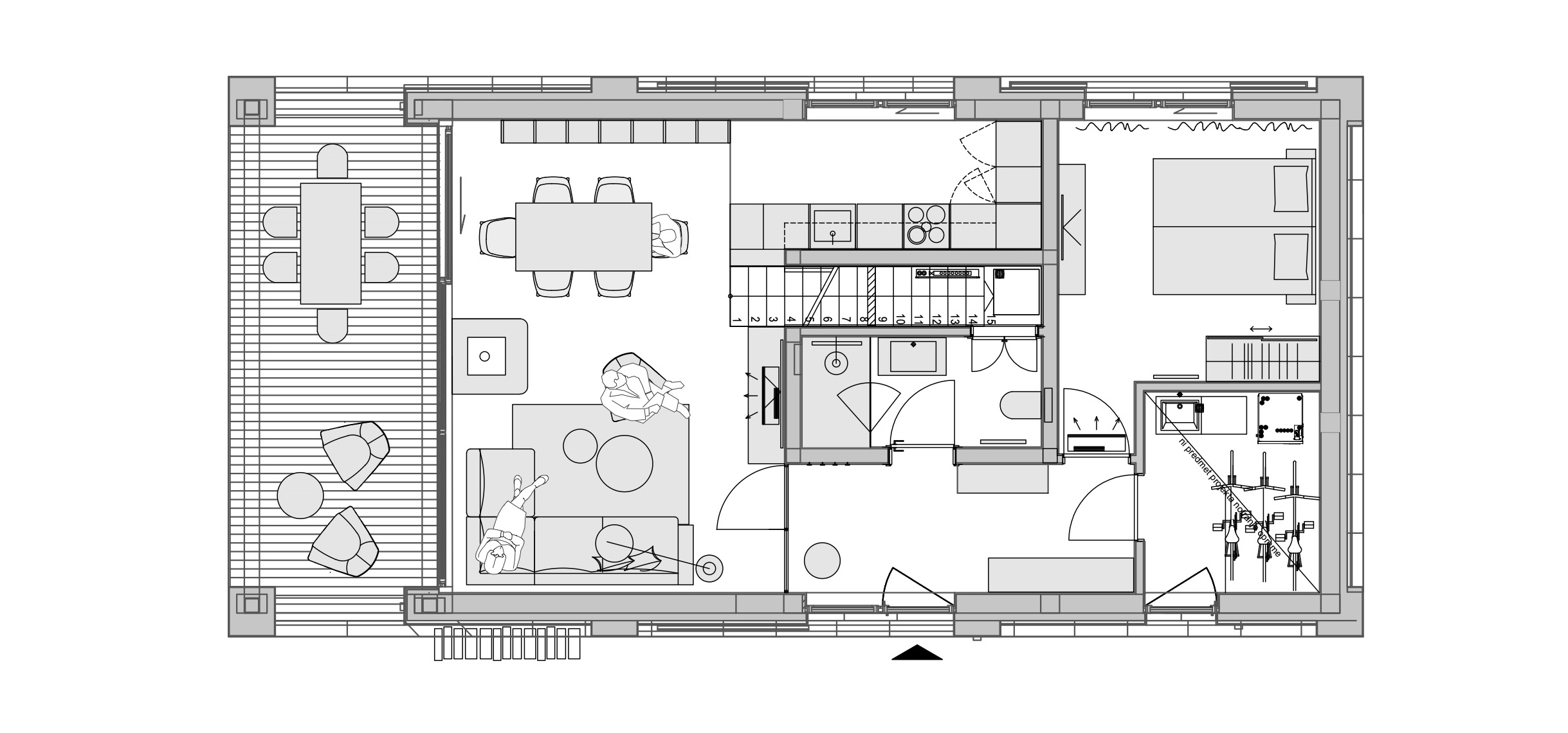 Prostornina | Soca Valley Glamping Resort, Glamping interior design | Floor plan | Apartment house