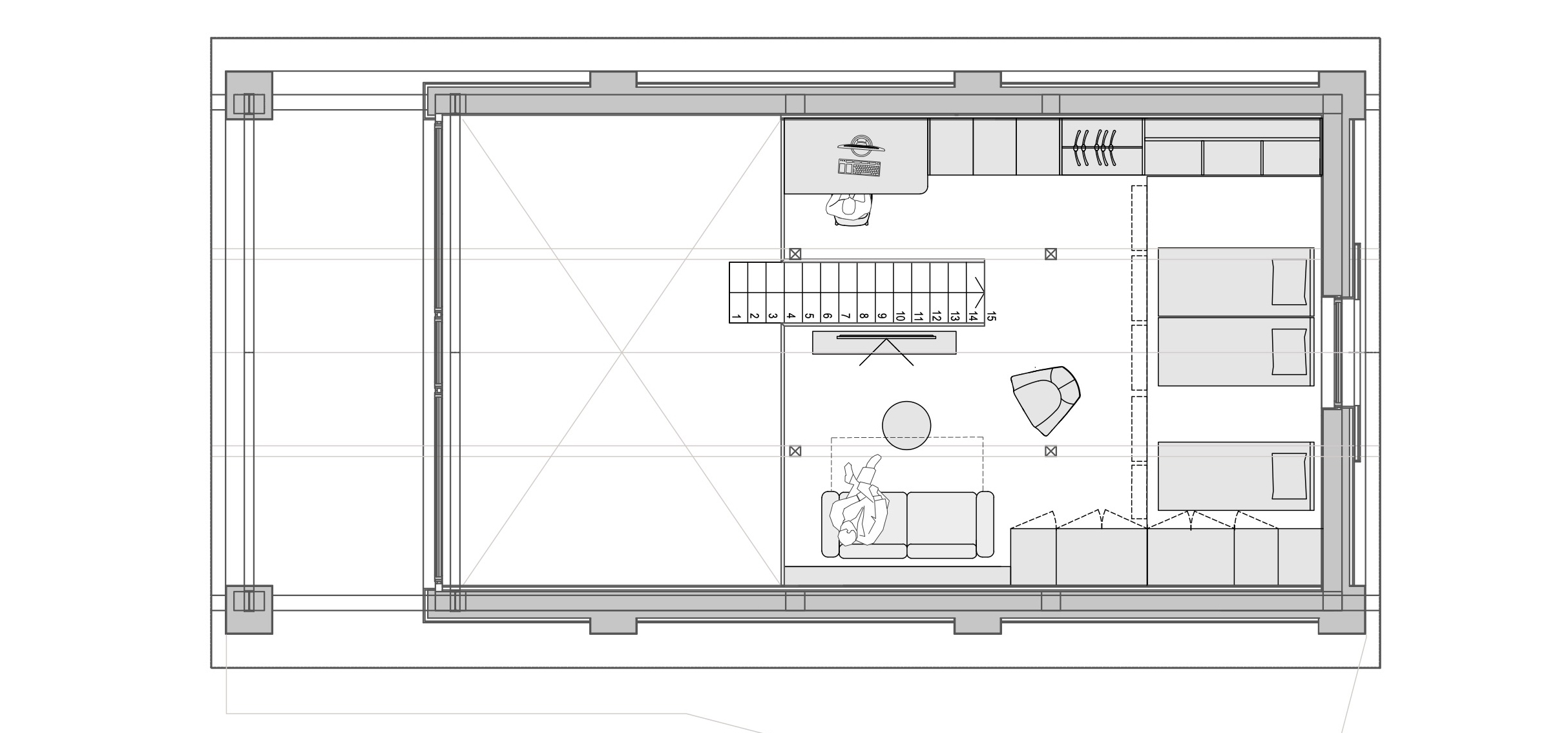 Prostornina | Soca Valley Glamping Resort, Glamping interior design | Floor plan | Apartment house